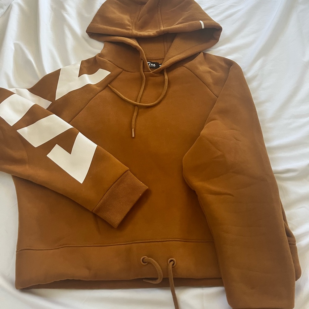 Zyia Logo Cropped Hoodie
